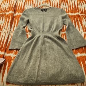 Theory Gray Cashmere Dress
